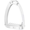 flat silver stirrups with safety latch
